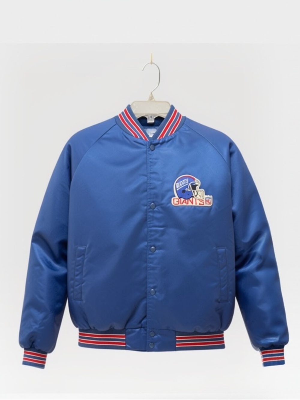 Vintage Retro Chalk Line NY (New York) Giants NFL Varsity Bomber Jacket